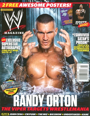 Ортон на обложке журнала WWE